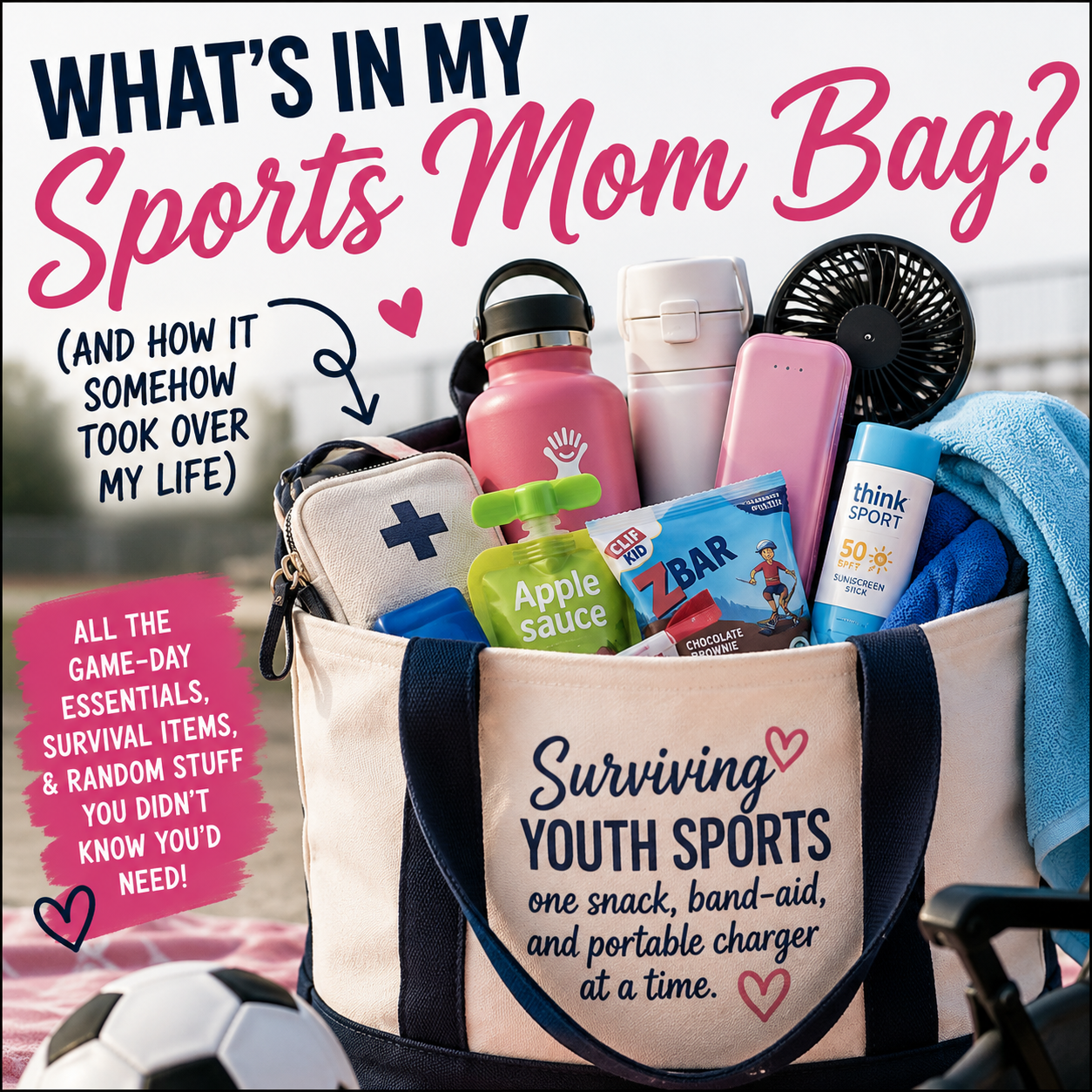 What’s In My Sports Mom Bag?